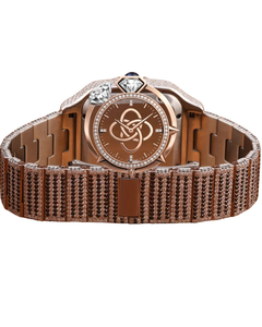 Luxury Moissanite Wristwatch Men Full Stone Setting Stainless Steel <b>Diamond</b> <b>Watch</b> - Product Image 4