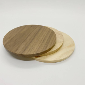 Sous-verres en bois massif naturel personnalisés, de haute qualité, lisses, pour ponçage et revêtement, vente en gros, directement de l'usine - Product Image 1