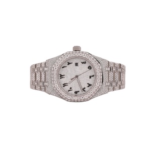 Montre de luxe personnalisée Iced Out VVS Moissanite Diamond Watch Hip Hop Mechanical Watch for Business Gifting Propose from India - Product Image 1
