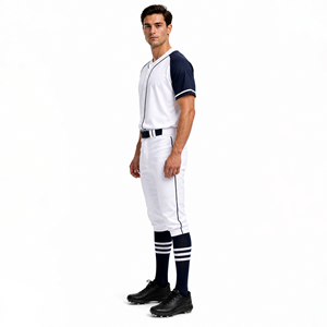 <b>baseball</b> uniform stylish and durable custom designs for sports and casual wear premium quality breathable fabric all sizes avail - Product Image 2