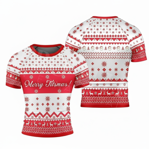 Customized Printed Pattern Short Sleeve Casual Apparel <b>Compression</b> <b>Shirts</b> Outdoor Muscle Skinny Fitted Heavy Duty Rash Guards - Product Image 4