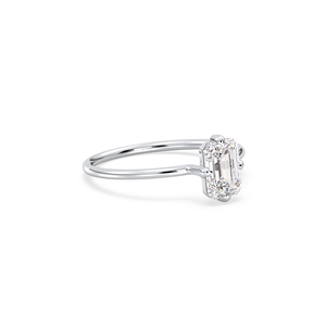 Bague solitaire REYES en moissanite certifiée GRA de 0,98 carat, en argent sterling 925, bijoux fins à prix de gros - Product Image 3