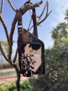 Nuevo Bolso de Hombro de Cuero Vacuno con Pelaje, Elegante y Moderno, Bolso de Viaje Fácil de Llevar, Cinturón Portamonedas, Bolsos Multiusos, Bolso Unisex - Product Image 2