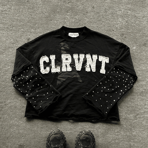 เสื้อยืดแขนยาวทรงโอเวอร์ไซส์แบบสองชั้น สไตล์ใหม่ สำหรับผู้ชายและผู้หญิง - Product Image 3
