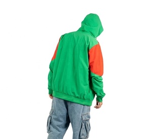 2025 veste anorak à manches surdimensionnées conception personnalisée veste coupe-vent légère avec logo de broderie personnalisé - Product Image 4