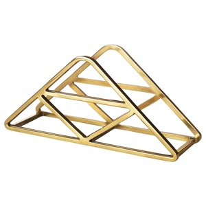 Handmade Decorative Metal Iron Napkin Rings High Stability <b>Clear</b> Polished Primate Napkin Holder for Home Hotels Parties - Product Image 2