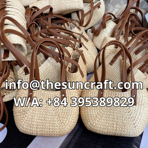 Luxury Stylish New Straw Handbags Womens Straw <b>Wicker</b> Handbags Woven Ladies Handbags with <b>Wicker</b> Handle Wholesale - Product Image 6