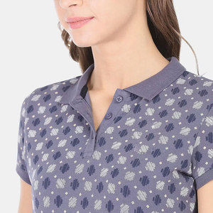 เสื้อผู้หญิงคุณภาพสูง ทรงเข้ารูป สวมใส่สบาย เป็นมิตรกับสิ่งแวดล้อม ผ้าและสีที่ปรับแต่งได้ ระบายอากาศได้ดี ผลิตจากผ้าถัก บริการ OEM - Product Image 5