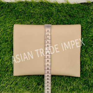 Minimalist Leather <b>Pouch</b> Bag Careem Color Envelope Clutch Premium Cowhide Sleeve Case Magnetic Button Closure Handcrafted Luxury - Product Image 4