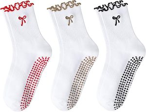 Pilates <b>Socks</b> With <b>Grips</b> for Women Cute Non Slip Crew Gripper Yoga <b>Sock</b>-Grippy Sticky for Hospital/Dance Barre/Workout - Product Image 1