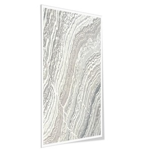 Revêtement mural en pierre flexible noir glacé, léger, imperméable, moderne, en feuille de marbre pour cuisine, salle de bain, escalier - Product Image 2