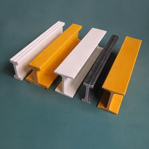 Poutre en H en PRF (Plastique Renforcé de Fibres) à haute résistance, à large bord, pour la construction industrielle et le support - Product Image 3