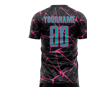 Tenue de football par sublimation pour hommes, maillot et short respirants, style élite - Product Image 5