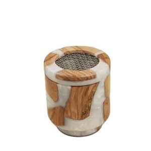 Porte-encens Minimaliste Fait Main en Bois d'Acacia et Résine Écologique, Finition Premium, Élégant, Religieux, Tendance Toutes Saisons 2026 - Product Image 1
