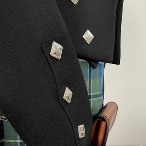 Chaqueta Tradicional Prince Charlie para Hombre, Traje Formal Escocés, Ropa de Boda, Venta Directa de Fábrica al por Mayor - Product Image 1