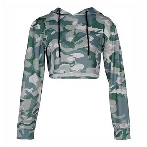 Nueva llegada, última versión, sudaderas cortas sublimadas para mujer, sudaderas cortas sublimadas para mujer de alta demanda y transpirables. - Product Image 1
