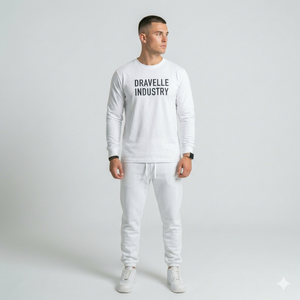 T-shirt à manches longues de haute qualité pour hommes, 100% coton, uni noir, vêtements tendance, t-shirt respirant à col rond à manches longues pour hommes - Product Image 1