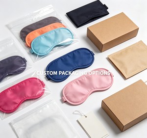Masque de sommeil 3D en mousse à mémoire de forme à pression zéro, personnalisable avec logo et couleur, impression sérigraphique pour cadeaux promotionnels d'entreprise en gros - Product Image 6