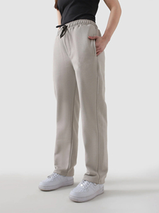 Pantalon de survêtement homme coupe ample évasée, style baggy, à rayures, jambe large, avec logo personnalisé - Product Image 5