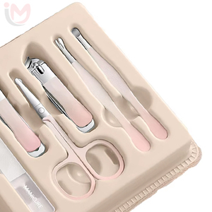 2026 Girl Gift Stainless Steel Manicure Set for Women with 5 in 1 <b>Nail</b> Clippers 6pcs Scissors Tools in Box - Product Image 5