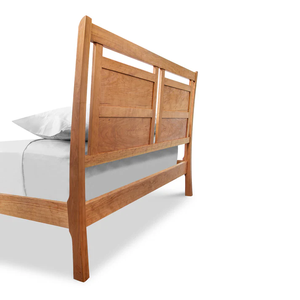 Minimalist Solid Wood Panel <b>Bed</b> <b>Frame</b> | KD Flat Pack Craftsman Bedroom Furniture - Product Image 4
