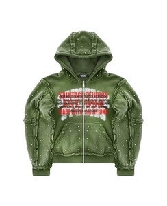 Fizay Enterprises Acid Washed Polyester Fleece Breathable Quick Dry Thermal Plus Size Winter Street Style Custom Men's <b>Set</b> - Product Image 3