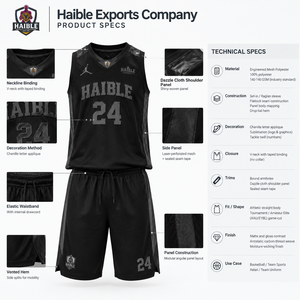 Ensemble d'uniformes de basketball personnalisés Elite 180GSM Tech Mesh Stealth AAU Maillot et short de jeu pour hommes - Product Image 5