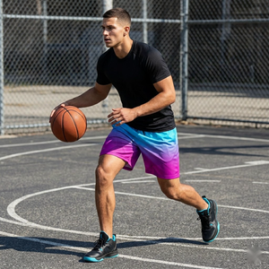 <b>Men's</b> Swim Shorts Custom Logo – 100% Polyester Nylon Running Beach Mesh Summer Sports <b>Trunks</b> - Product Image 3