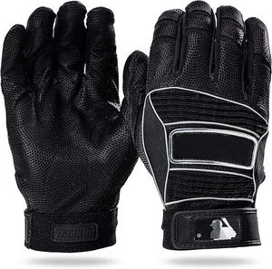 Premium Sheepskin Baseball Batting Gloves Anti-Slip Silicone Grip Batting Gear Professional Sports Gloves Custom <b>Logo</b> Bulk - Product Image 3