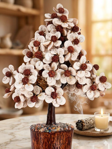 <b>Crystal</b> Bead <b>Tree</b> Spiritual Decor Vastu Healing <b>Tree</b> 300 Beads Standing Ornament for Wedding Christmas Home Gift - Product Image 2