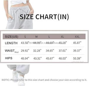 Pantalon de détente décontracté pour femme avec cordon de serrage Joggers d'hiver extensibles avec poches Jambe droite Pantalon de survêtement confortable à l'avant - Product Image 2