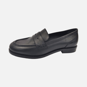 Zapatos formales de hombre sin cordones, parte superior de cuero vacuno, suela de goma hecha a mano, puntera cerrada, antideslizantes, para oficina y carrera profesional. - Product Image 4