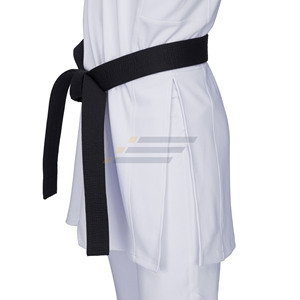 Uniforme de Taekwondo WTF Unisexe Personnalisé de Qualité Supérieure en Coton Côtelé – Ensemble de Vêtements d'Arts Martiaux OEM Design Mind Plus Size - Product Image 5