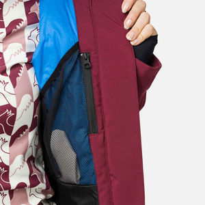 Chaqueta Softshell de Alta Calidad para Mujer, Estilo Occidental, Transpirable, Resistente al Agua, con Capucha, Bolsillos Laterales, Estampado, Otoño Invierno - Product Image 5