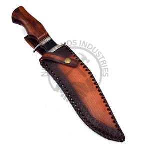 Nueva Edición Cuchillo Bowie de Acero de Damasco de 11 Pulgadas Personalizable, Cuchillo de Caza Ranger con Mango de Madera, Cuchillo de Supervivencia de Hoja Fija Coleccionable - Product Image 5
