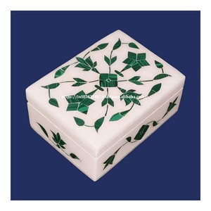 Total Super Quality Popular And Famous Design Marble Inlay <b>Box</b> With Mother Of Pearl Material Use For Jewelry Storage Gift Item - Product Image 1