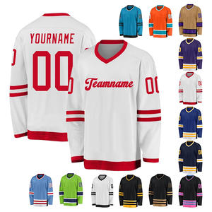 Camiseta de Hockey sobre Hielo Deportiva Transpirable, Camiseta de Equipo Sublimada Personalizada, Uniforme de Hockey Ligero de Secado Rápido para Entrenamiento - Product Image 3