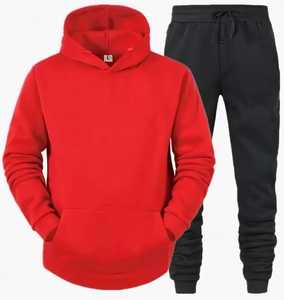Conjunto Deportivo Masculino de Moda Urbana, Chándal Informal de Otoño Invierno, Sudadera con Capucha y Pantalones de Dos Piezas, Transpirable, de Forro Polar - Product Image 3