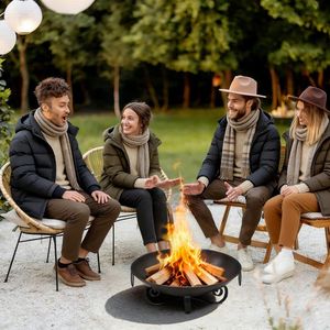 Braciere in Metallo Resistente da 24 Pollici per Esterni, con Manici Comodi per la Cottura a Legna - Product Image 2