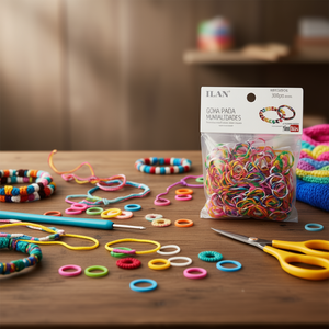 ILAN Gomma per Artigianato Multicolore 300 Pezzi per Lavori Creativi - Product Image 3