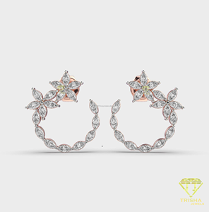 Pendientes cuadrados estilo Hip Hop con acabado en oro blanco, joyería de lujo para streetwear, accesorio de moda para hombres y mujeres, ideal para fiestas y discotecas. - Product Image 4