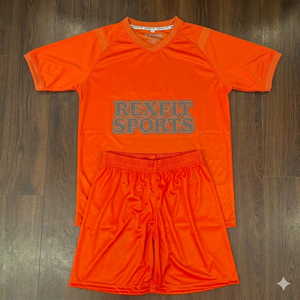 Conjunto Deportivo de Fútbol Transpirable para Hombre OEM, Uniforme Deportivo, Conjunto de Fútbol REXFIT SPORTS, Camiseta y Pantalones Cortos, Uniforme de Fútbol - Product Image 1