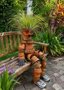 Modern Red Pottery Flowerpot Terracotta Plant <b>Pots</b> Balcony Green Plants - Product Image 4