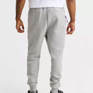 Pantalones Deportivos de Algodón Gris para Hombre, de la Mejor Calidad 2026, Cintura Elástica con Cordón, Estilo Casual, Bolsillos Laterales, Peso Medio, para Otoño - Product Image 3
