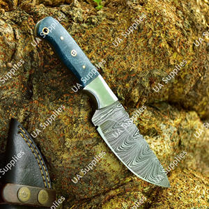 Cuchillo de Caza de Acero de Damasco Hecho a Mano de Alta Calidad, Directo de Fábrica, Personalizable, con Soporte OEM, Venta al Por Mayor - Product Image 2