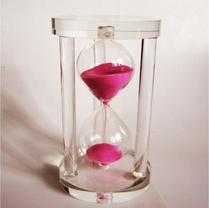 Elegant Crystal Hourglass <b>Sand</b> <b>Timer</b> With Crushed Diamond Columns Decorative Glass <b>Sand</b> Clock For Home Office Desk Decor - Product Image 5