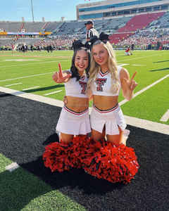 Wholesale Cheerleader Costume Sport Crop Top And Shorts Skirts <b>Cheerleading</b> Uniforms Set For Sale - Product Image 6