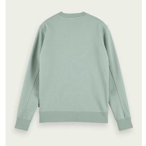 เสื้อสเวตเชิ้ตคอกลมทรงปกติสำหรับผู้ชาย ผ้าถักเนื้อฝ้าย อุ่นสบาย สไตล์มินิมอล เหมาะสำหรับใส่ในฤดูหนาว - Product Image 5