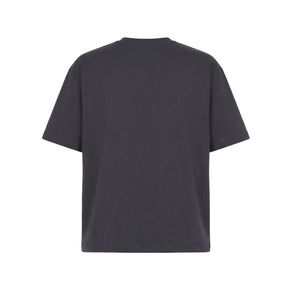 T-shirt vintage noir pour homme en coton premium, col rond, manches courtes, décontracté, effet délavé, vierge pour impression, vente en gros OEM - Product Image 5