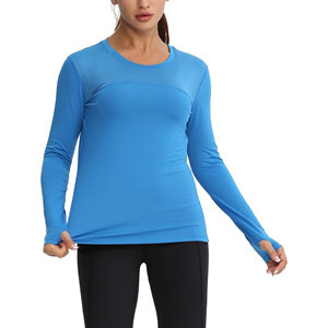 Moisture Wicking Women Fitness Base Layer <b>Top</b> Long Sleeve Compression Shirt for Workout Training Running and Active Sportswear - Product Image 3